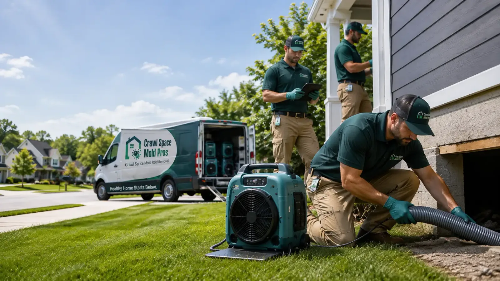 Crawl Space Mold Removal in Tahoma, CA